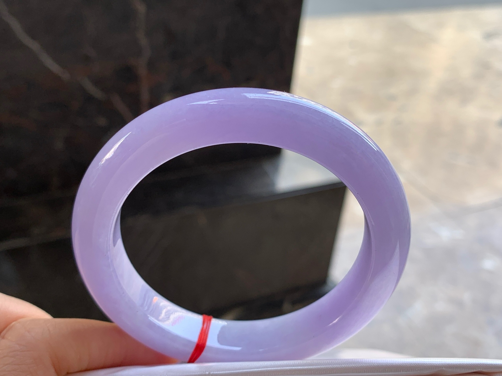 59.5-12.5-10

紫罗兰手镯^_^大圈 鲜艳 玉质温润