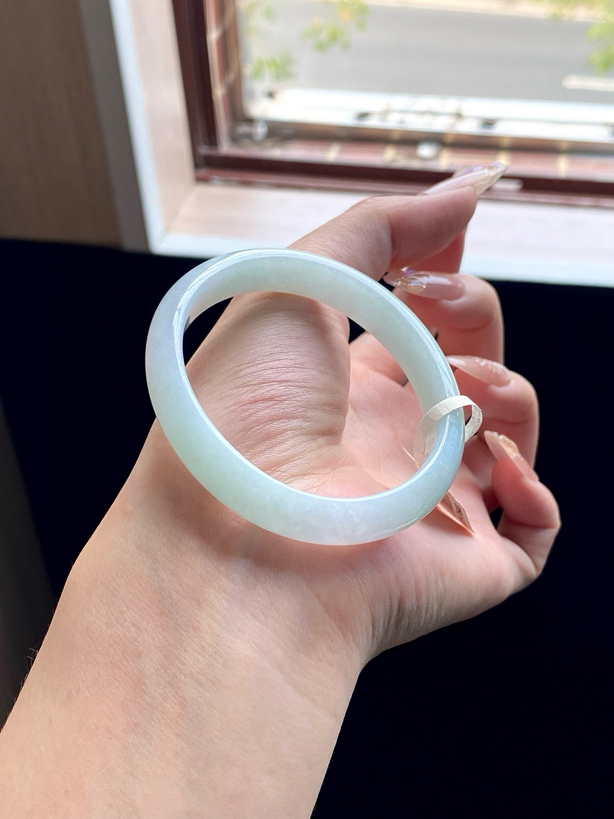 淡晴底白月光贵妃成品（无纹裂）

⭕️53.5-11-6.5-47mm