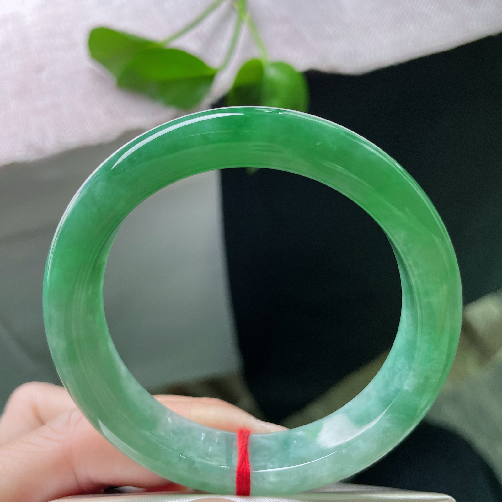 54.1/12.5/8.7，满绿正圈，水润，颜色靓丽，青春，娉婷袅娜