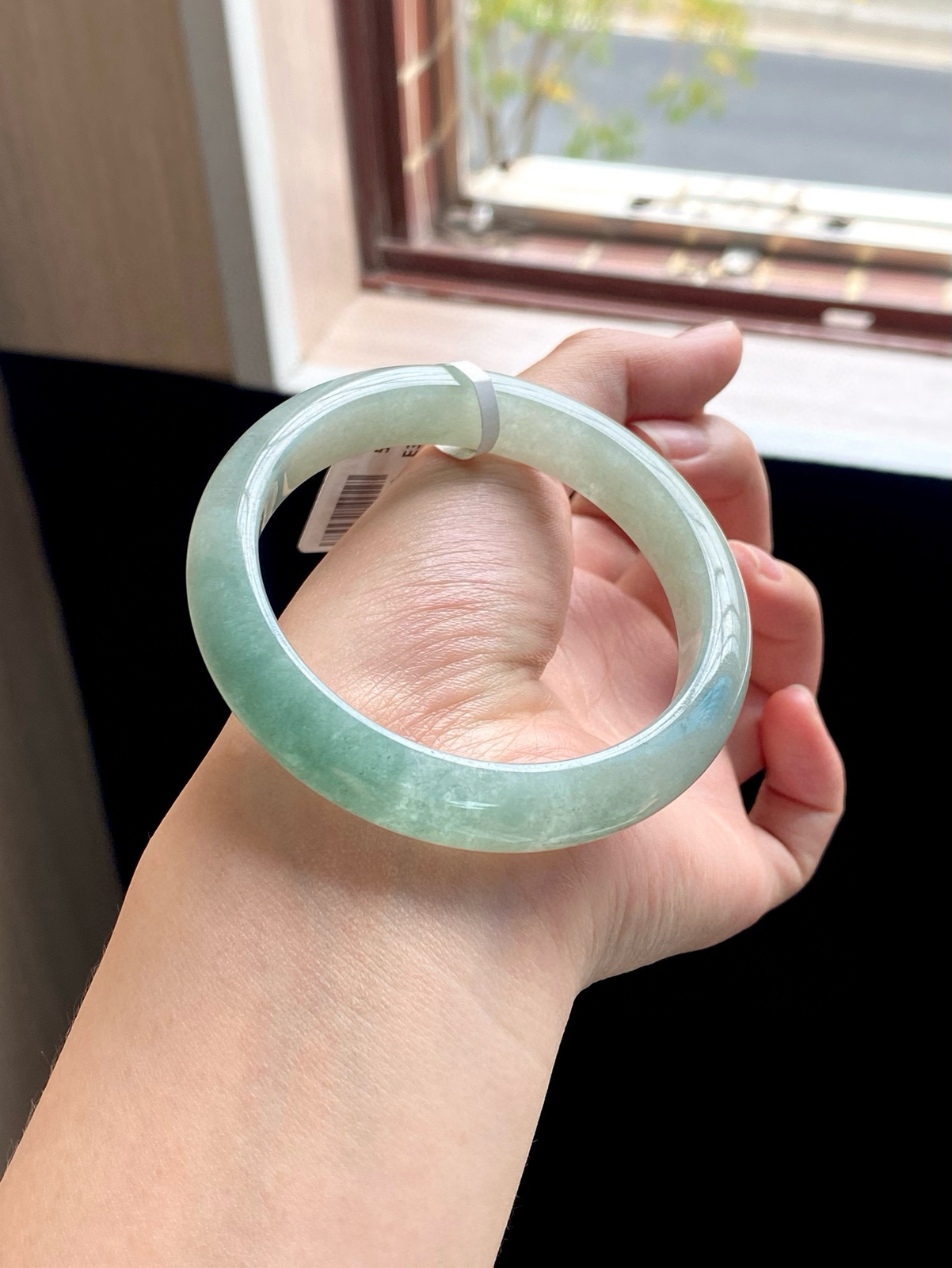 冰油青半山水正圈成品（无纹裂）

⭕️58-12-8