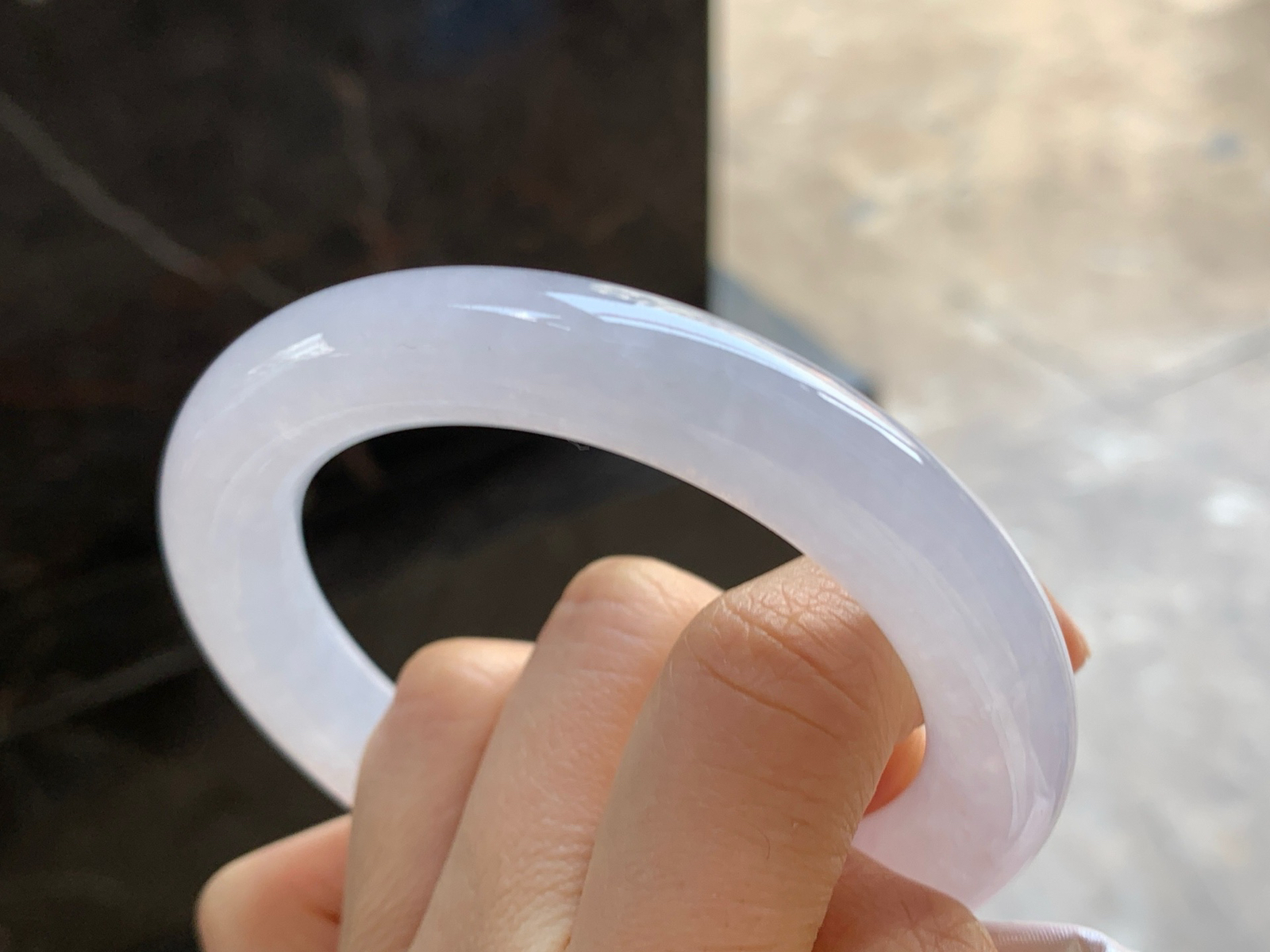 55-11

冰淡紫圆条手镯^_^冰透 清新