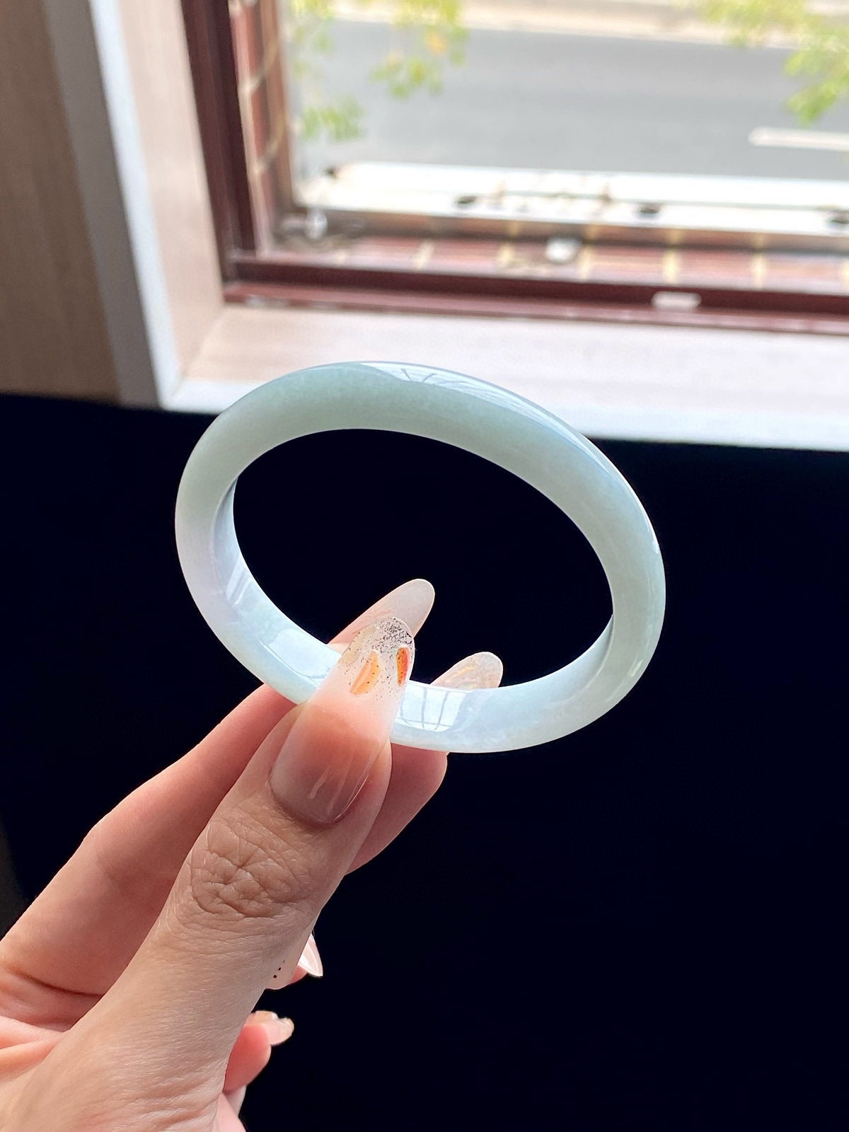 淡晴底白月光贵妃成品（无纹裂）

⭕️53.5-11-6.5-47mm