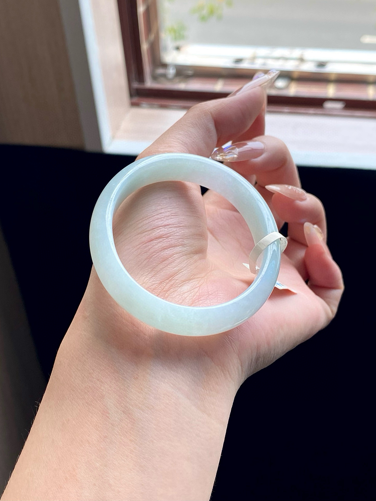 淡晴底白月光贵妃成品（无纹裂）

⭕️53.5-11-6.5-47mm