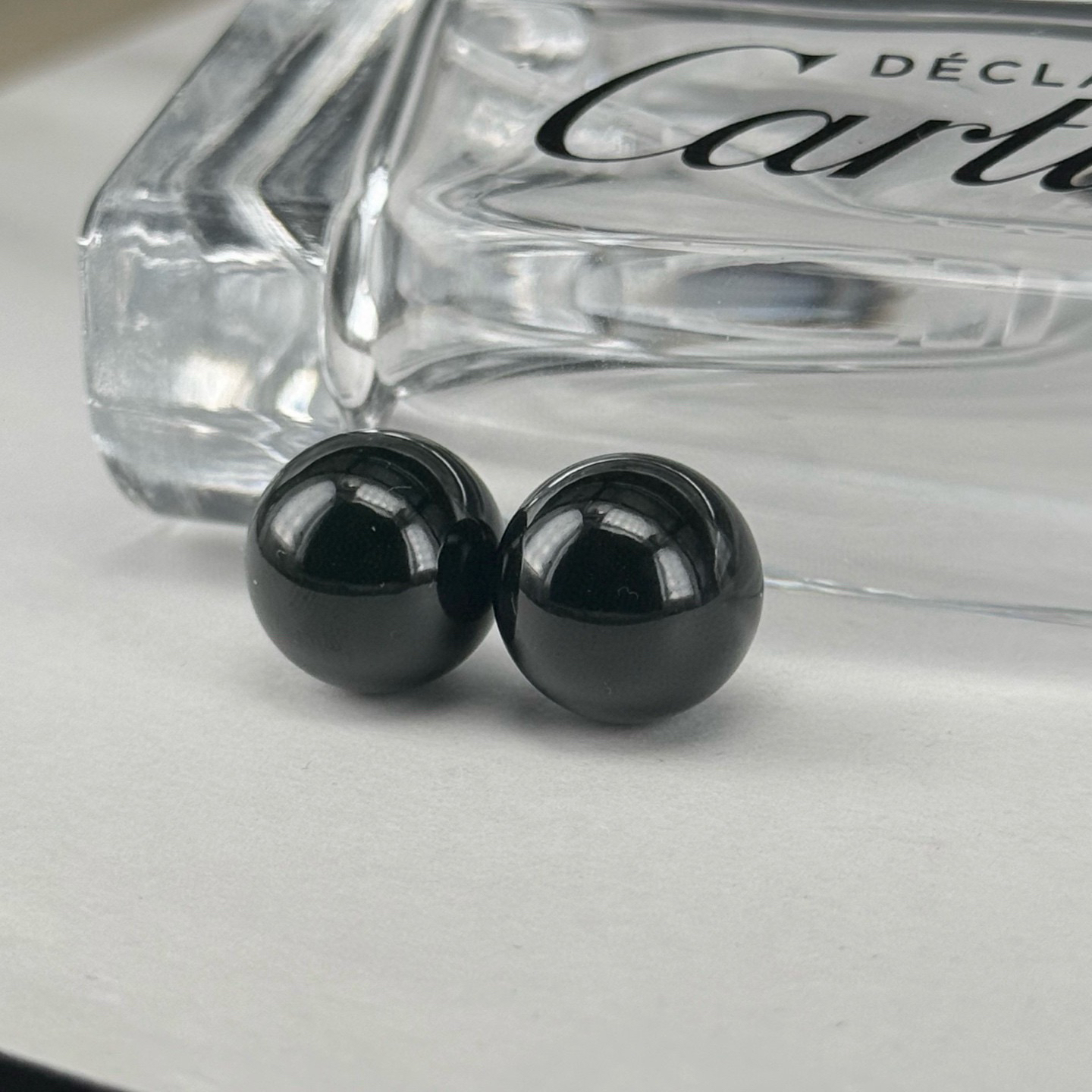 单颗价 墨翠珠子 种好色正 黑度足 打灯通透 油性十足 种好肉细