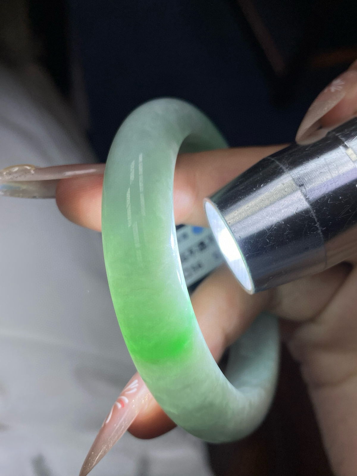 白底青正圈成品（小细纹不扣）

⭕️56.3-12.2-8.8