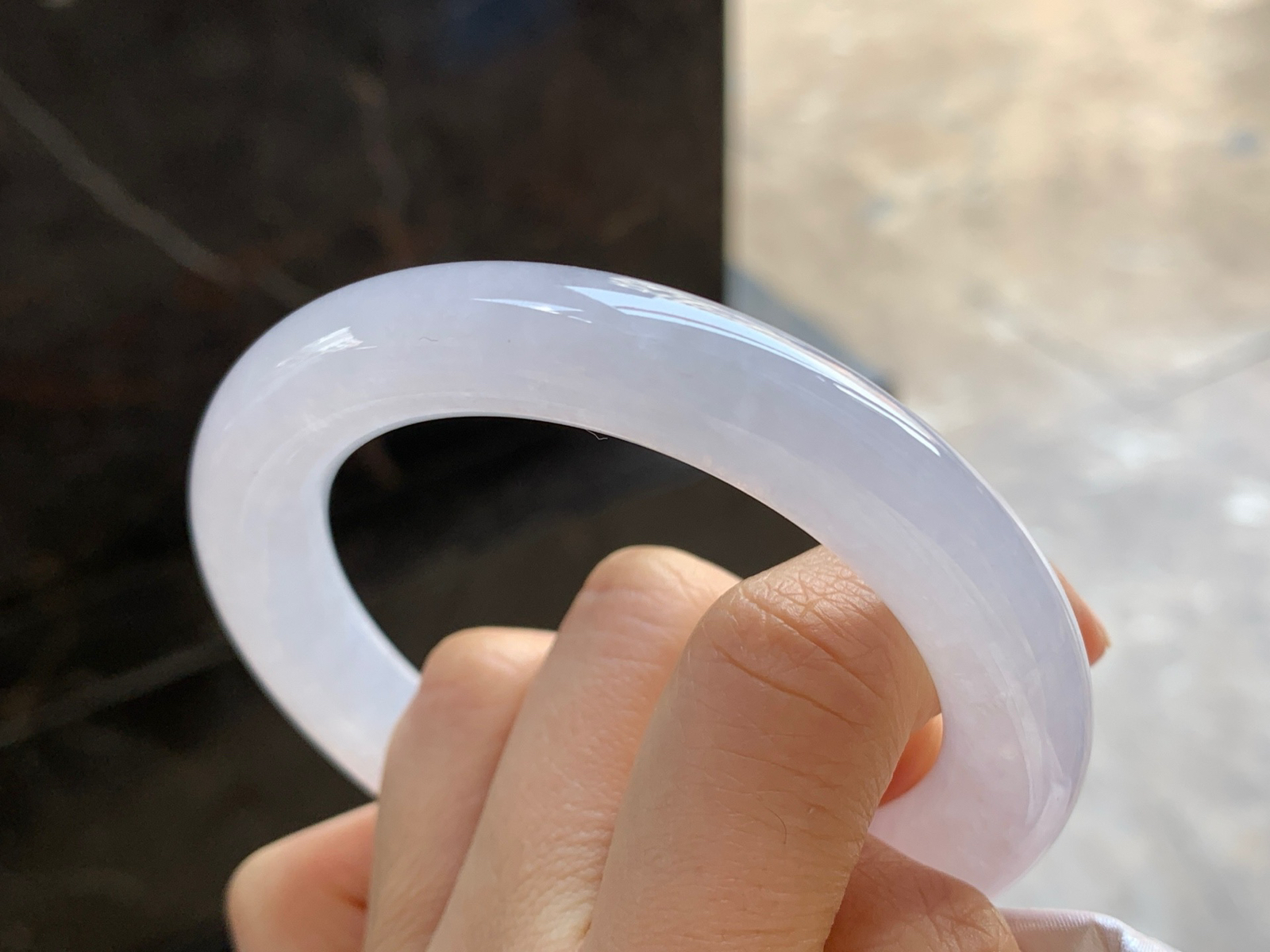 55-11

冰淡紫圆条手镯^_^冰透 清新