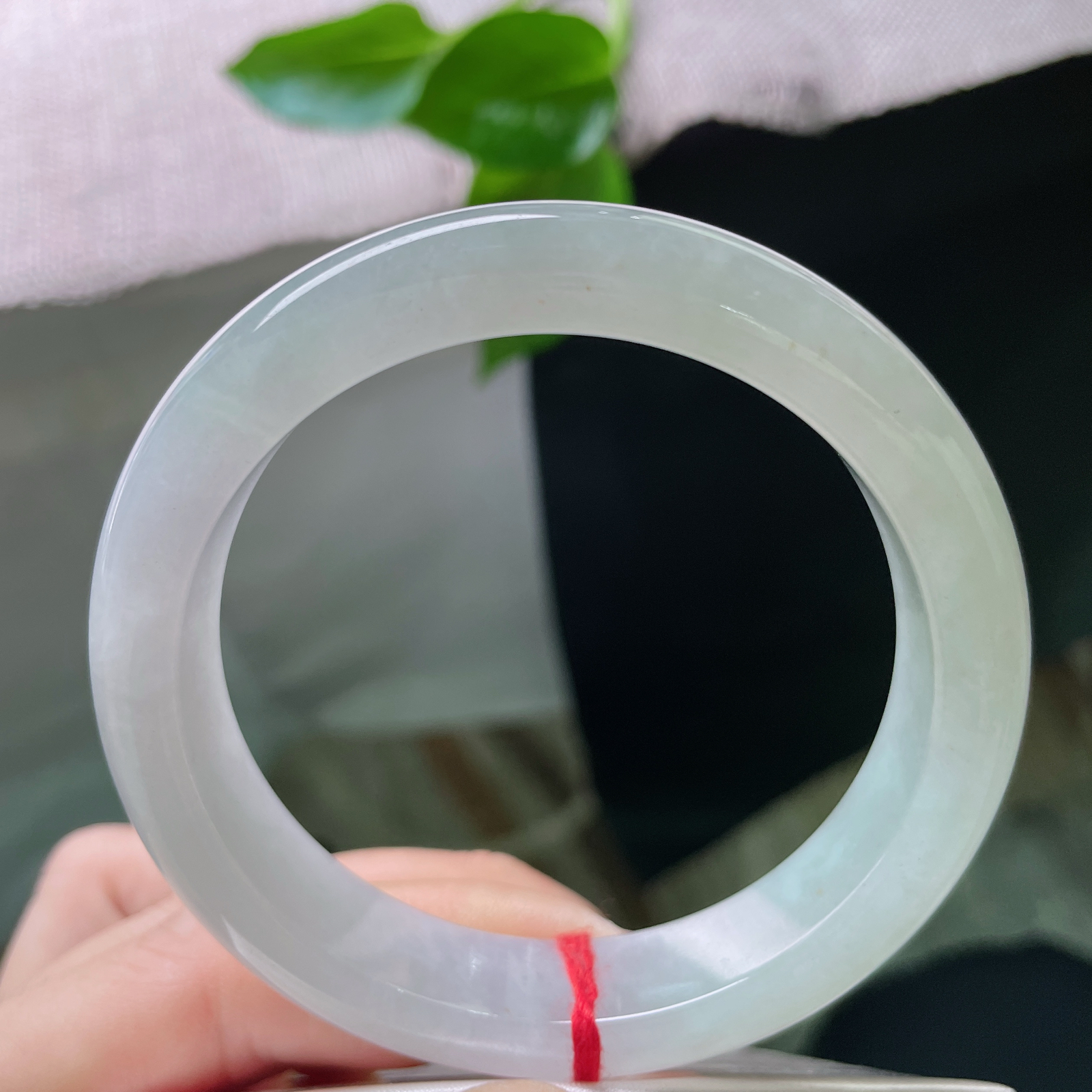 56.4/12.2/8.3，淡绿底正圈，种老水足，戴在腕上，连风的呼吸都变得更轻软了。