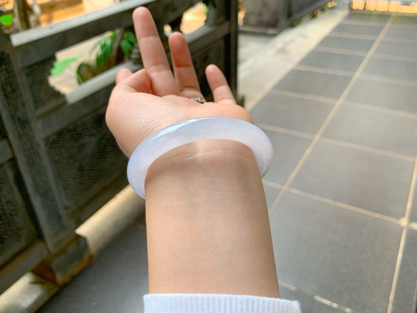 ｜52圈口
条粗：9.7
冰粉春福镯，仙仙的，上手美的不可方物