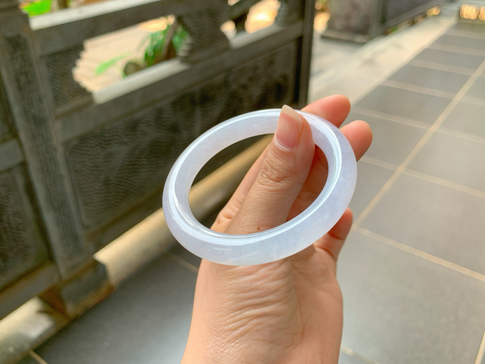 ｜52圈口
条粗：9.7
冰粉春福镯，仙仙的，上手美的不可方物