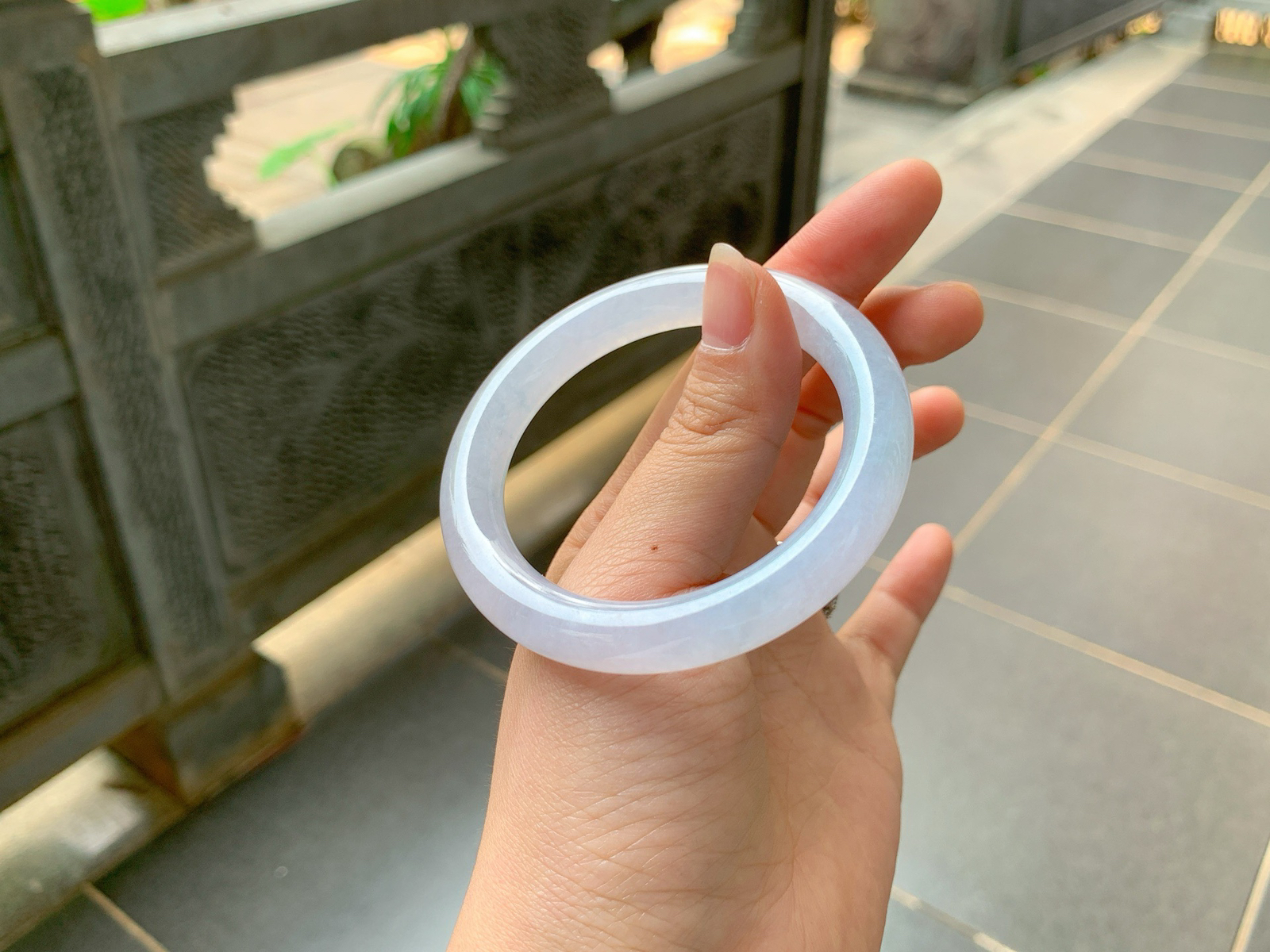 ｜52圈口
条粗：9.7
冰粉春福镯，仙仙的，上手美的不可方物