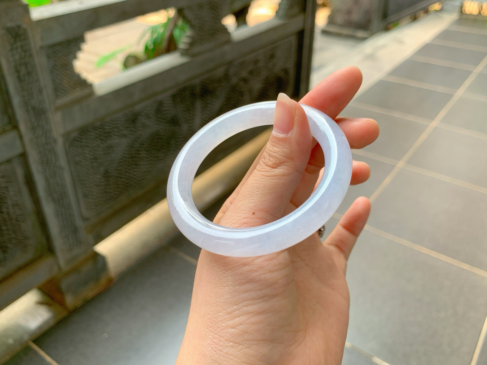 ｜52圈口
条粗：9.7
冰粉春福镯，仙仙的，上手美的不可方物