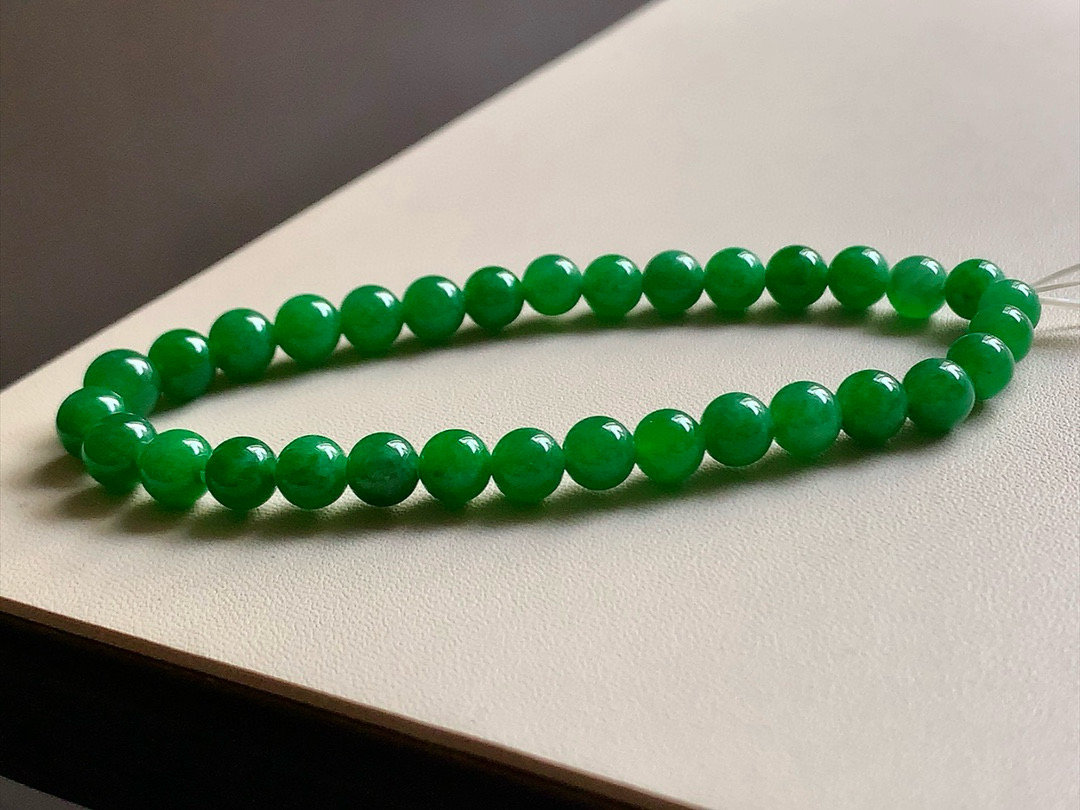 ️ 辣绿手串 色泽艳丽漂亮，品相极佳，完美尺寸6.4