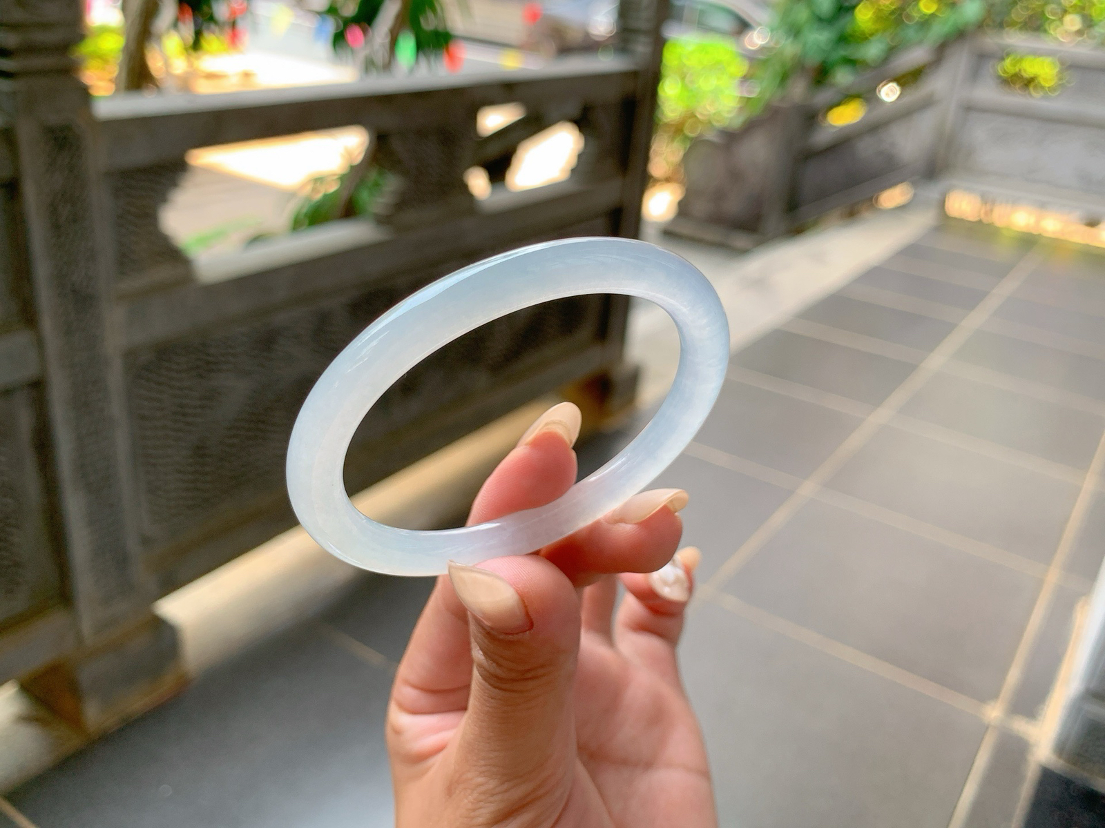 ｜53圈口
白月光冰贵妃福镯，冰清玉洁，素雅