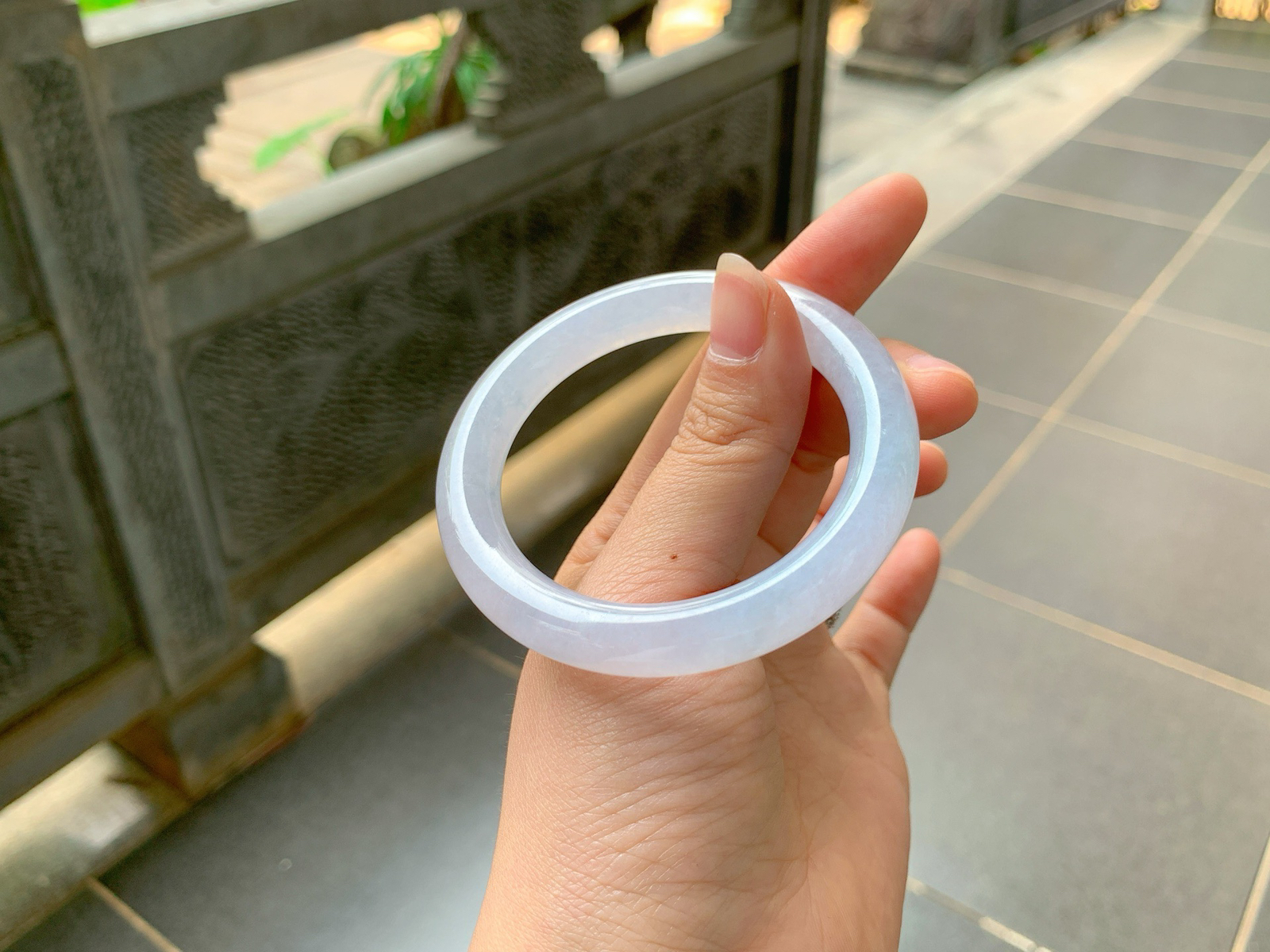 ｜52圈口
条粗：9.7
冰粉春福镯，仙仙的，上手美的不可方物