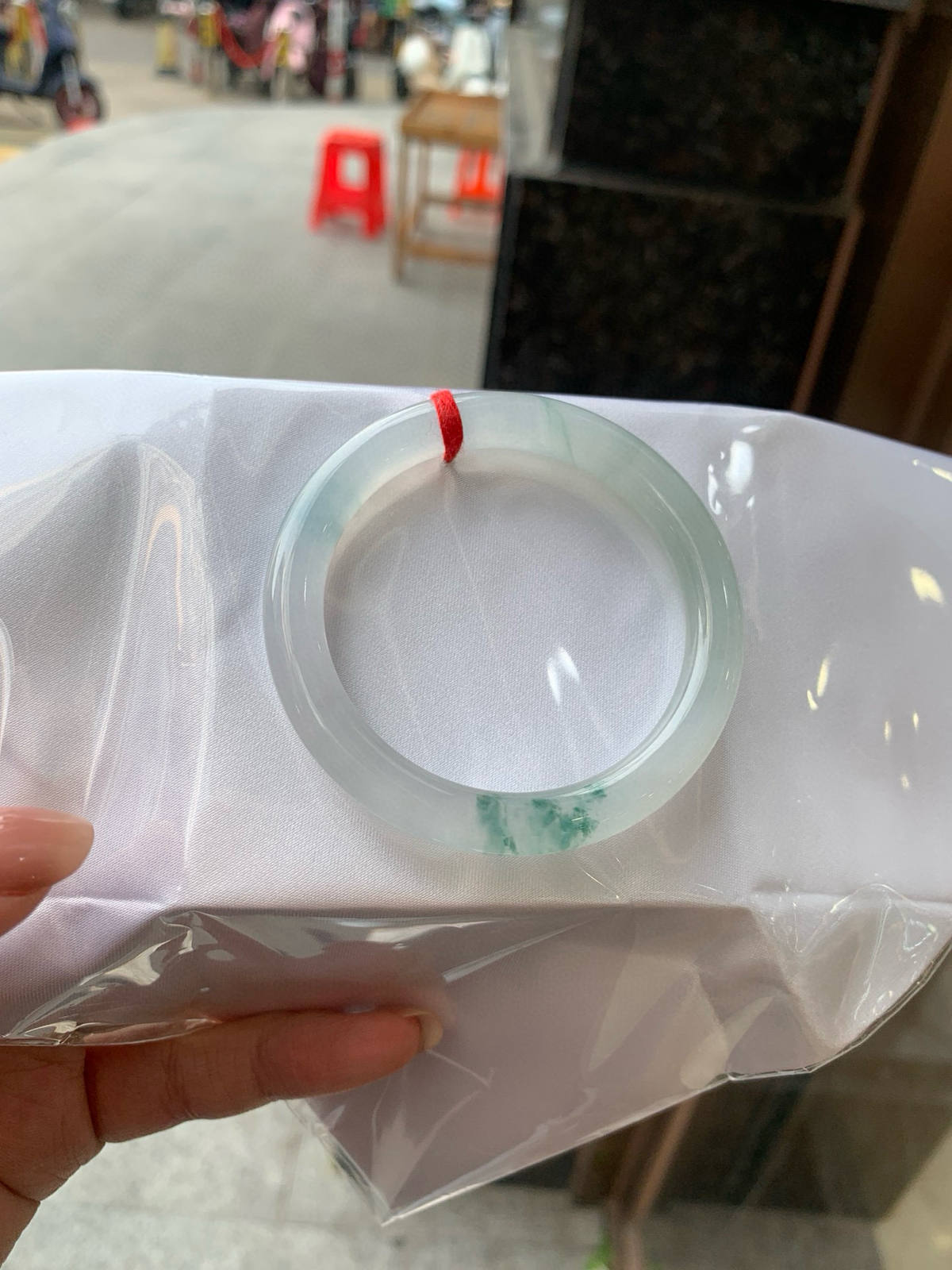 绿花圆条，种水很好
51-7.7-8.1