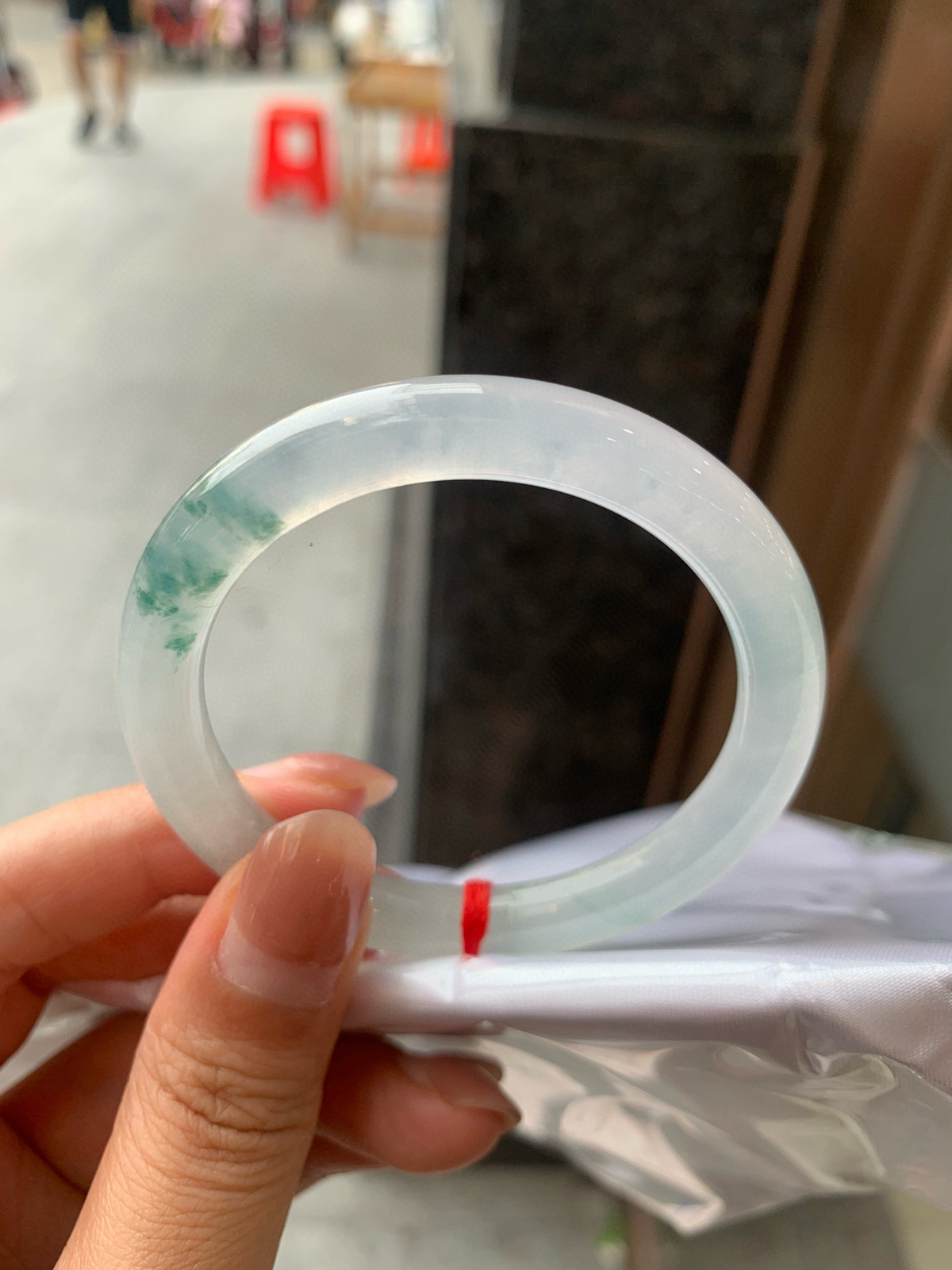 绿花圆条，种水很好
51-7.7-8.1