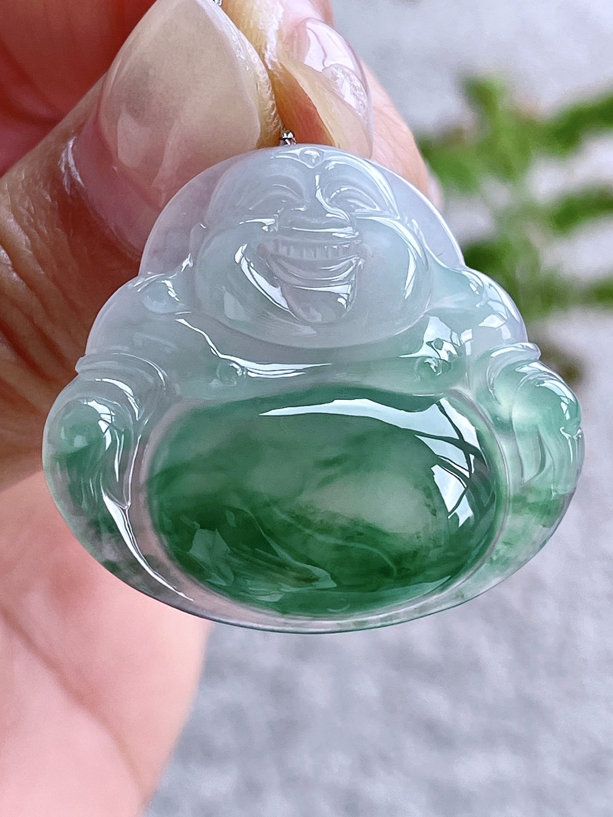 【裸石】冰飘花佛公大佛公吊坠
【说明】缅料 性价比高  
【尺寸】32.5-35-6