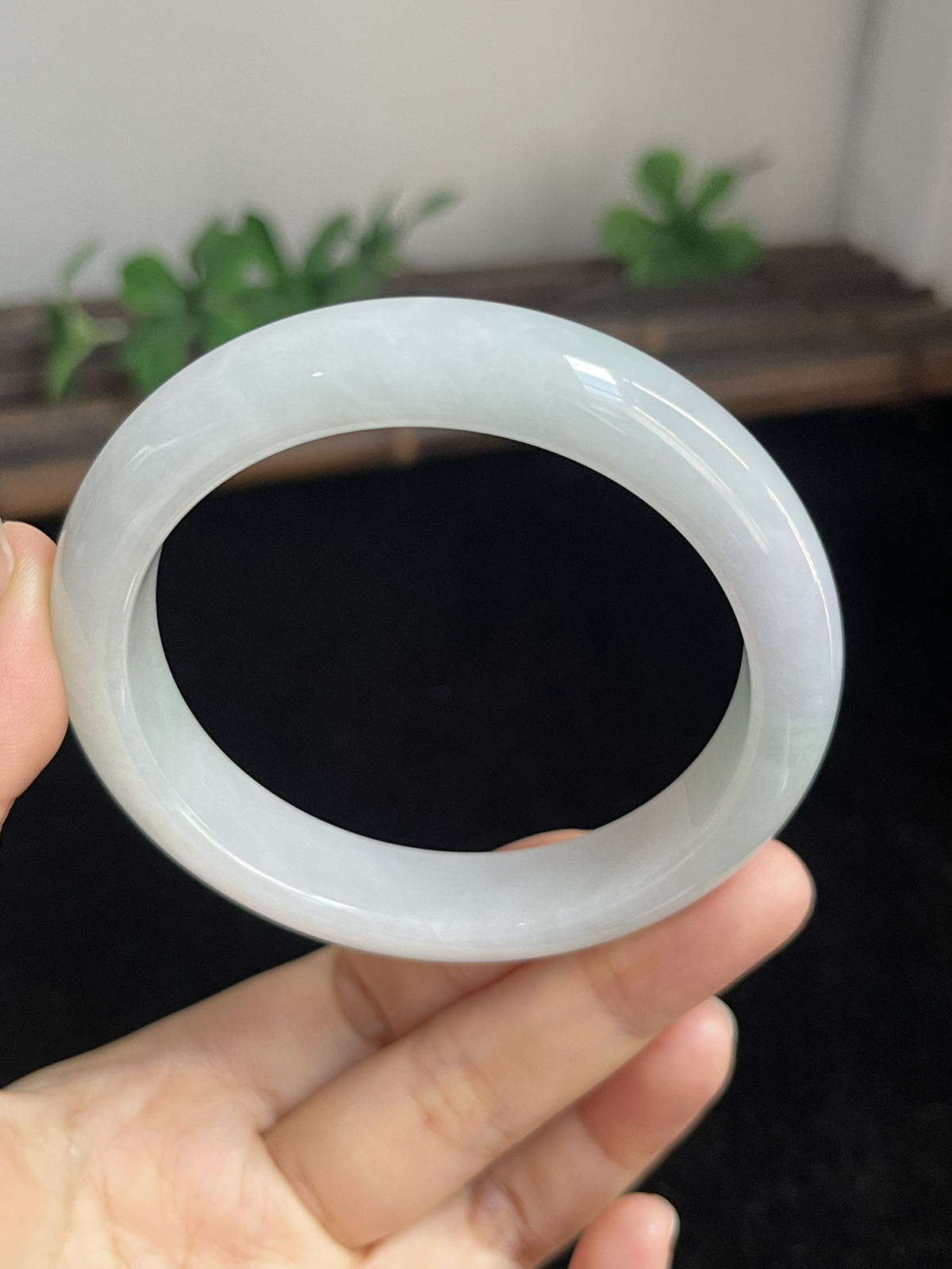 正圈57.5圈口，翡翠手镯