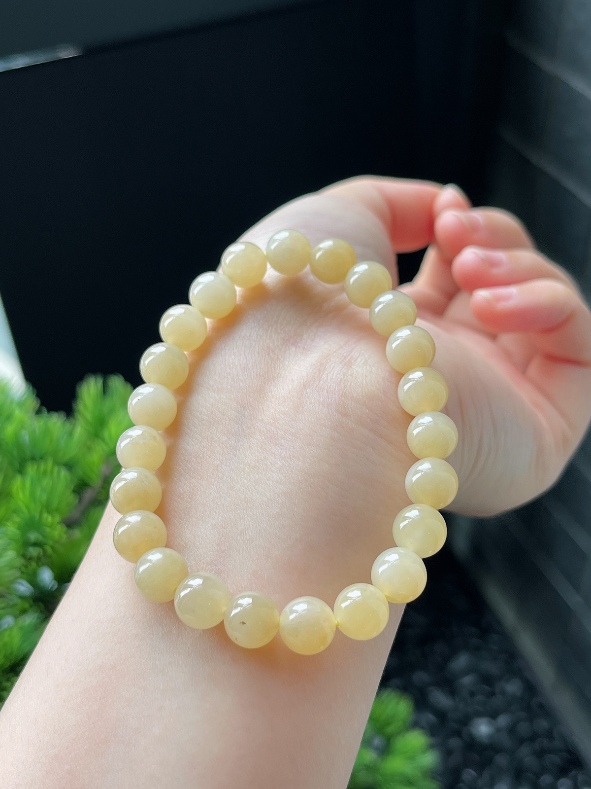 和田玉黄口手串