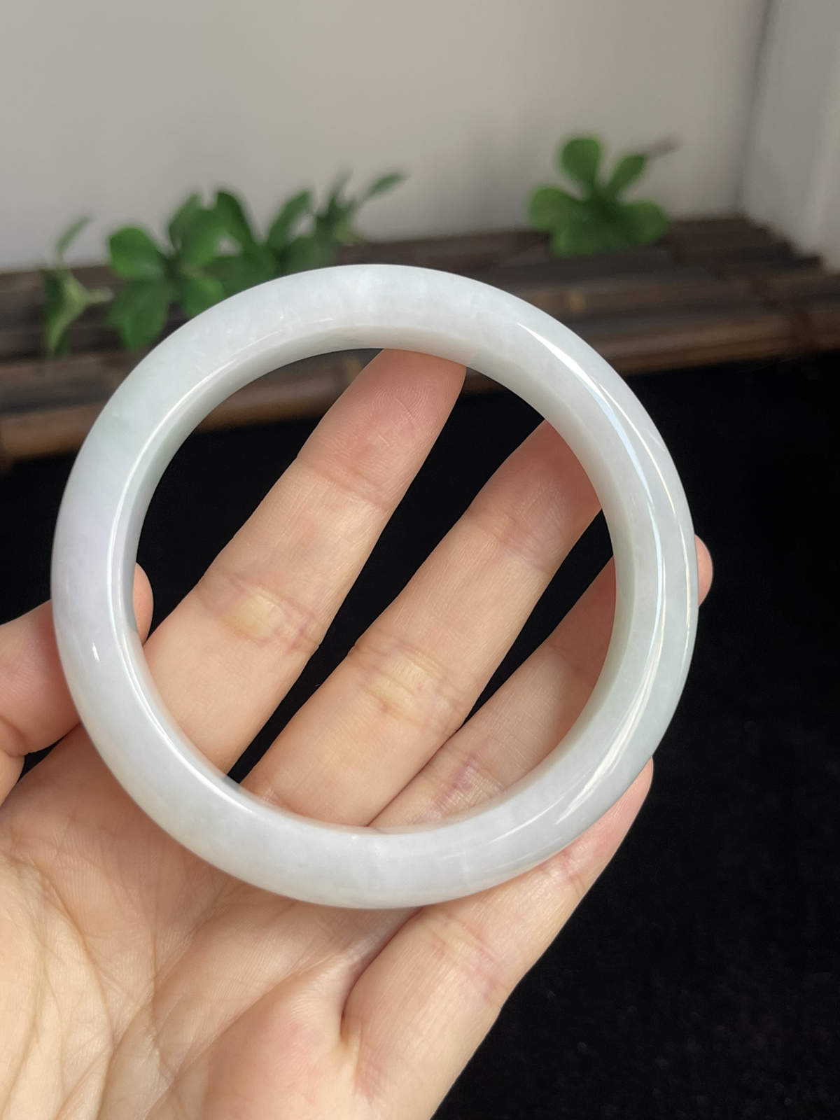 正圈57.5圈口，翡翠手镯