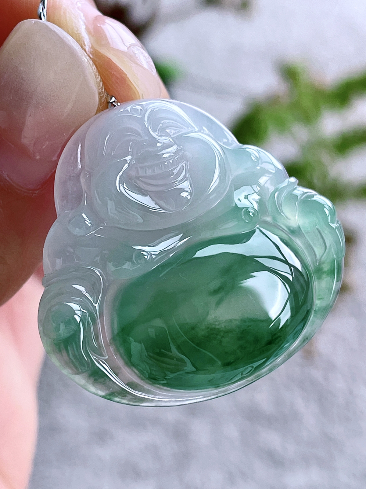 【裸石】冰飘花佛公大佛公吊坠
【说明】缅料 性价比高  
【尺寸】32.5-35-6