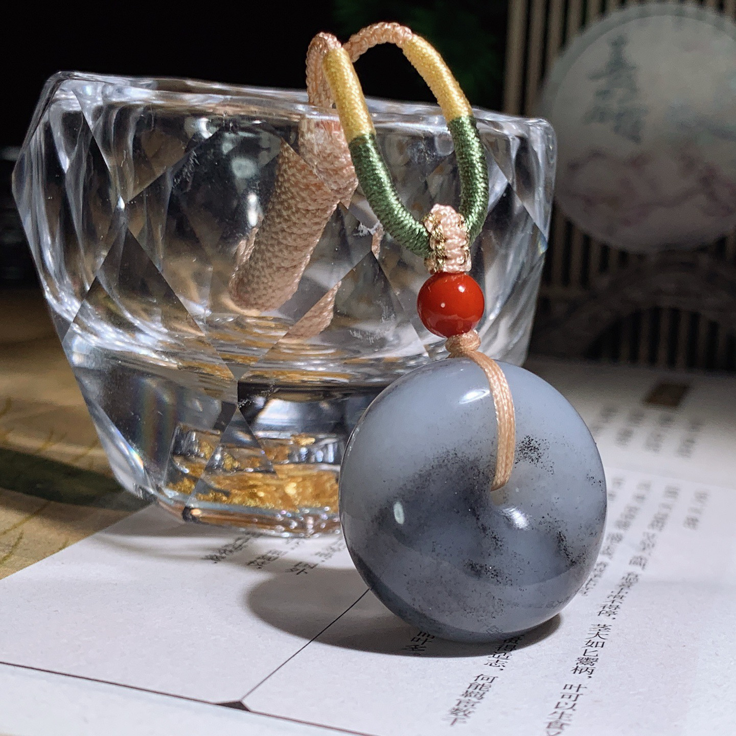 新疆和田玉籽料平安扣挂件 尺寸26/14重18.8克 玉质细腻油润 底色纯净 脂粉好，品质好。lt2