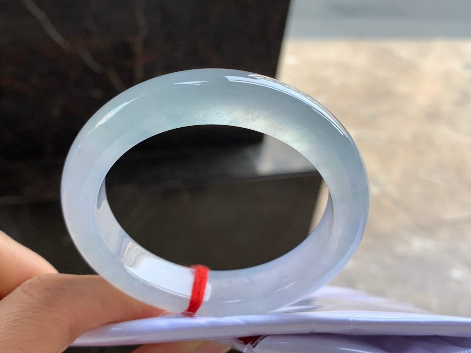 54.5-12.3-9.1

冰种手镯^_^冰味十足～上手漂亮