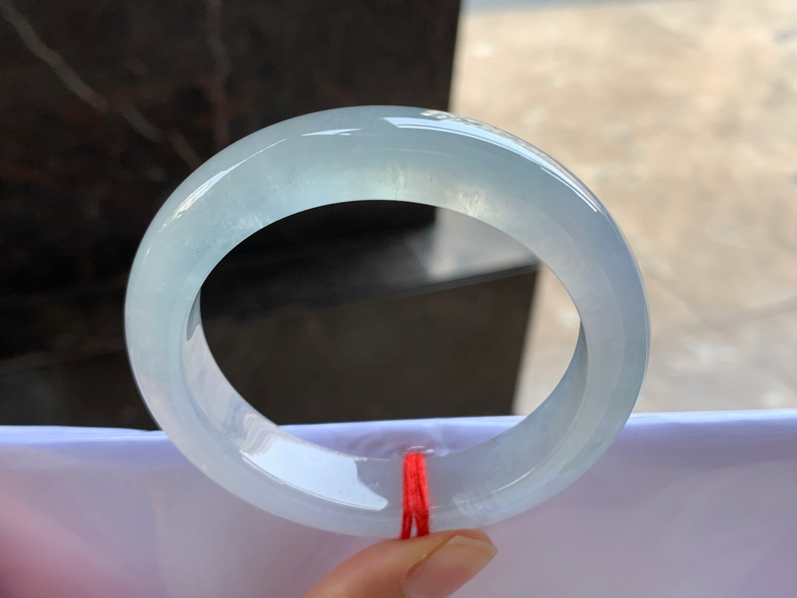 54.5-12.3-9.1

冰种手镯^_^冰味十足～上手漂亮