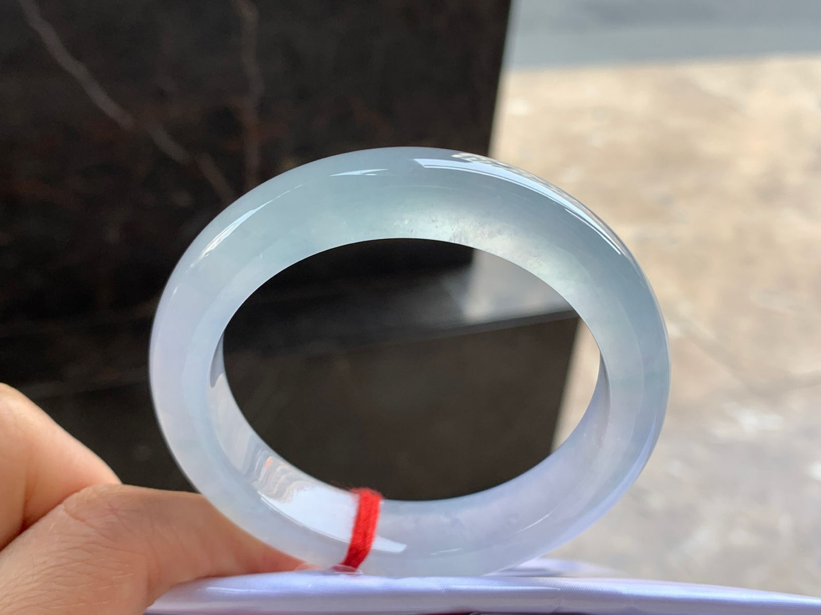 54.5-12.3-9.1

冰种手镯^_^冰味十足～上手漂亮