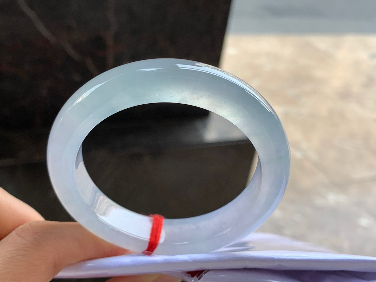 54.5-12.3-9.1

冰种手镯^_^冰味十足～上手漂亮