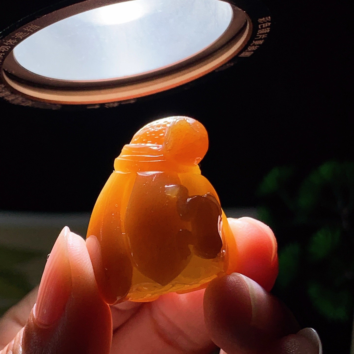 新疆和田玉且末糖呱呱来财挂件 尺寸29/25/22重20克，玉质细腻油润 底色纯净 脂粉好，品质好！lt260330