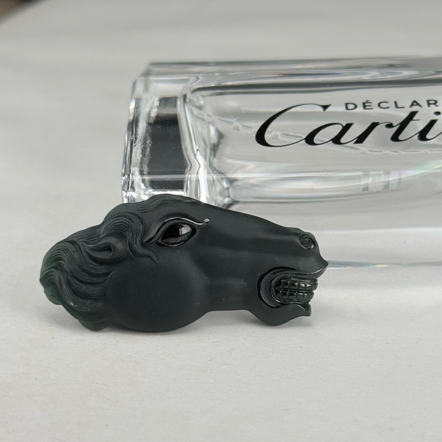 精品墨翠马头吊坠 种好色正 黑度好 油性十足 尺寸45