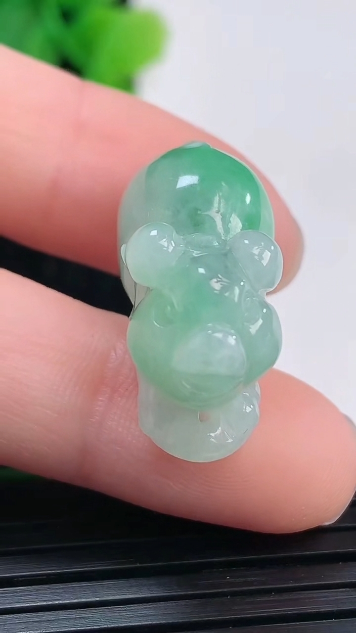 天然A货翡翠生肖猪吊坠尺寸23.3-11.5-16.5重量:7.74g
4月4日