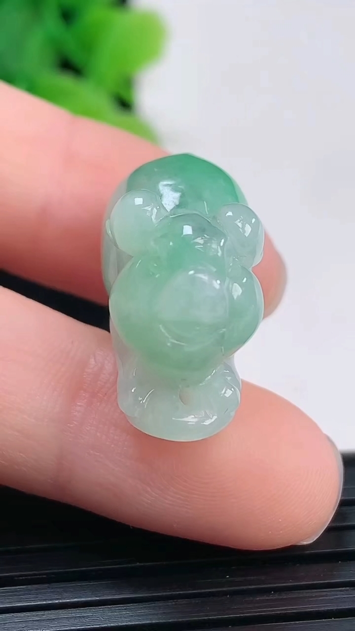 天然A货翡翠生肖猪吊坠尺寸23.3-11.5-16.5重量:7.74g
4月4日