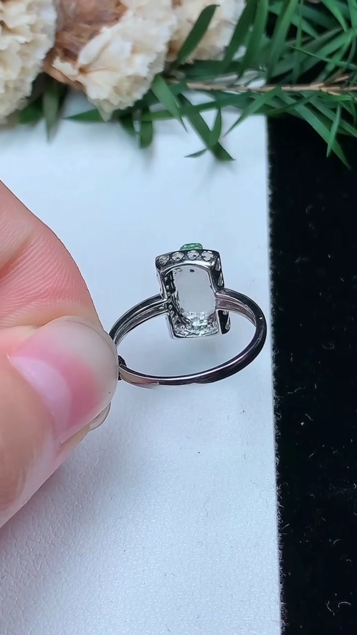 天然A货翡翠貔貅戒指，尺寸16.9-10-5.7，重量:2.20g2026年4月4日
工厂直销收藏佳品,种好水足，色泽均匀，有种有色，上手高大气！