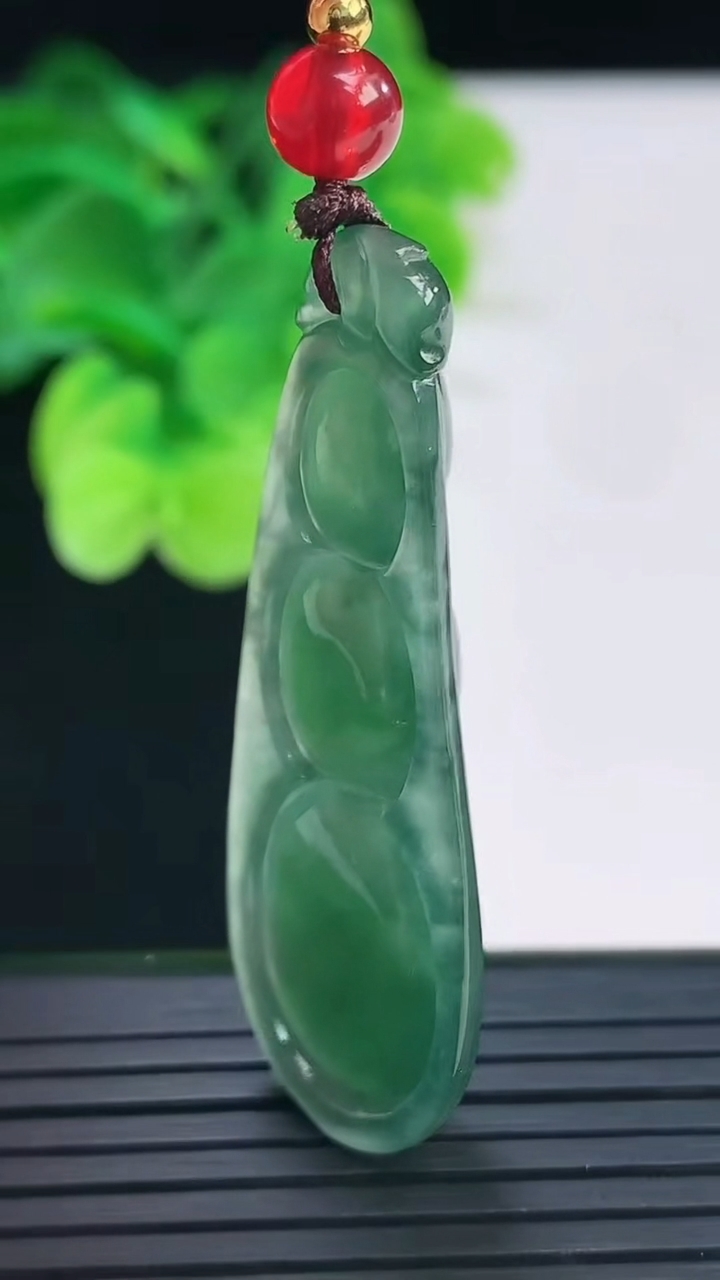天然A货翡翠福豆吊坠尺寸48.5-17.5-6.5重:7.75g 99
4月6日