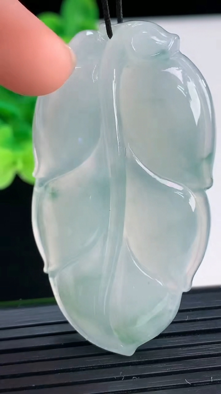 天然A货翡翠飘花金枝玉叶 叶子吊坠尺寸54.8-30.6-5.6重量:18.90g
4月6日