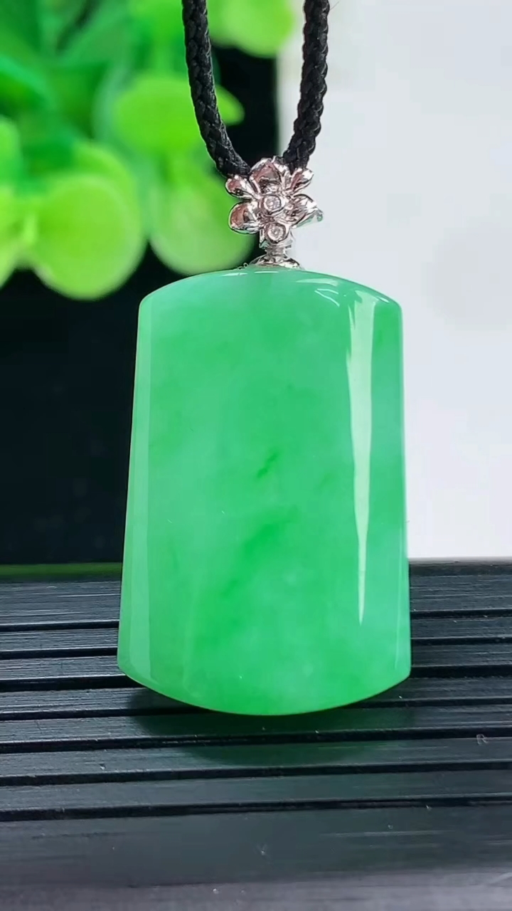 天然A货翡翠无事牌吊坠尺寸27-17.2-4.9重量:6.30g
4月7日