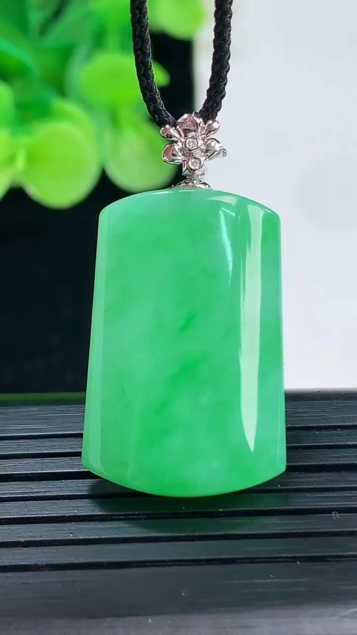 天然A货翡翠无事牌吊坠尺寸27-17.2-4.9重量:6.30g
4月7日