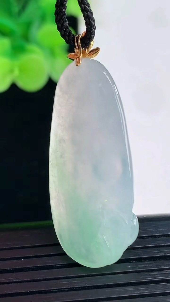 天然A货翡翠呱呱来财 和和美美吊坠尺寸43-16.8-7.6重量:8.21g
4月7日