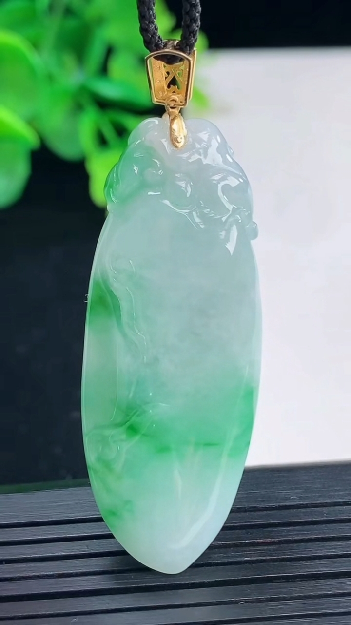 天然A货翡翠福瓜吊坠尺寸49.8-19.8-10.4重量:17.97g
4月8日