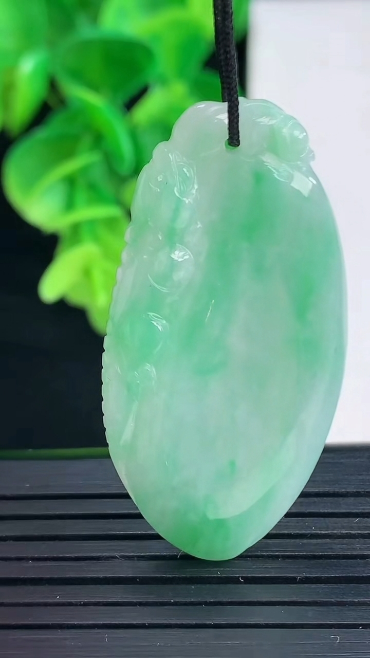 天然A货翡翠福瓜吊坠尺寸42.8-21.3-5.5重量:10.60g
4月9日