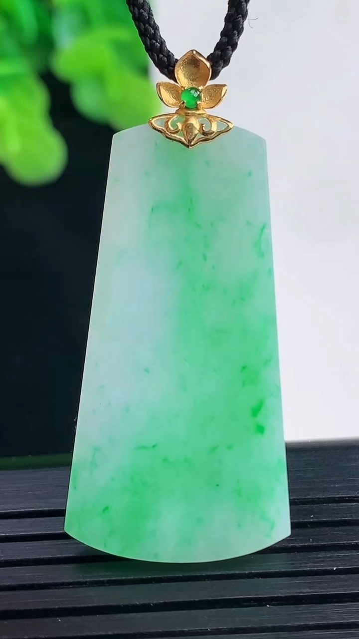 天然A货翡翠无事牌吊坠尺寸37.5-18.9-3重量:6.42g
4月10日