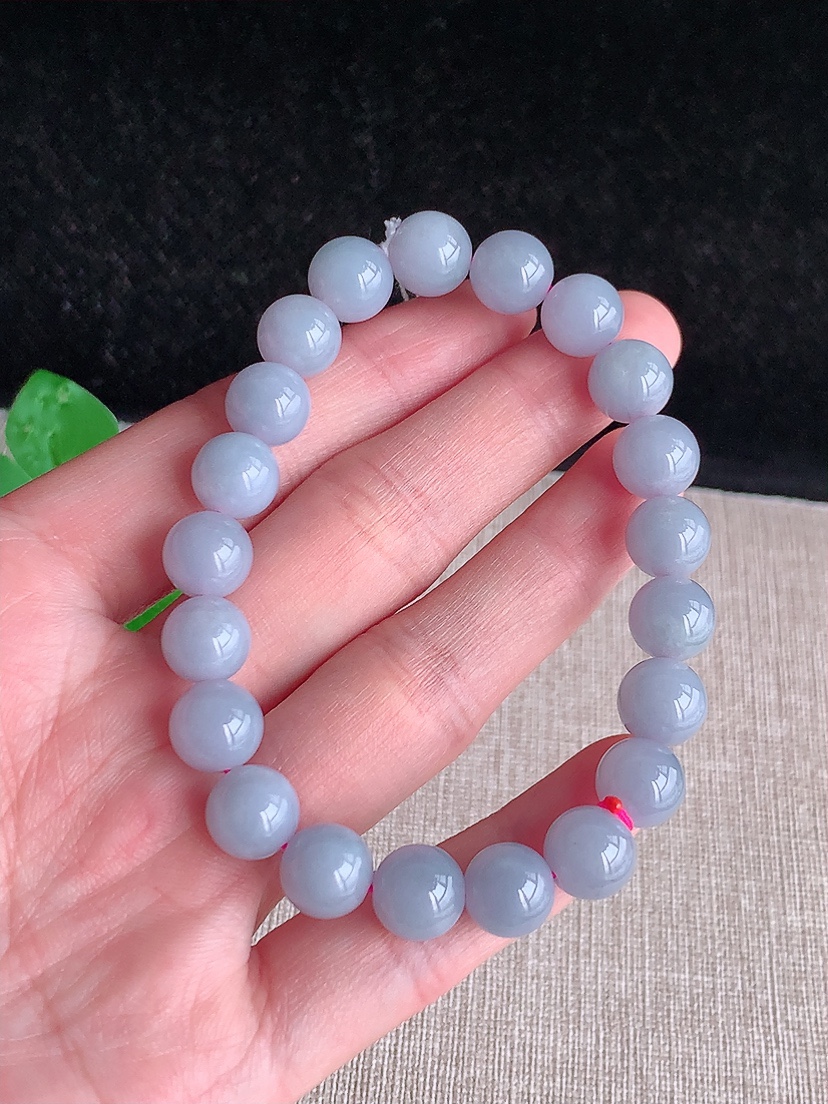 天然A货翡翠紫罗兰圆珠佛珠手串21颗 完
尺寸9mm 重量30.55g 0409