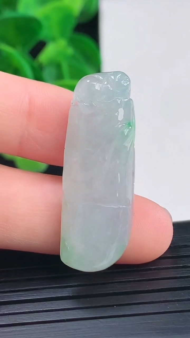 天然A货翡翠节节高升 竹节吊坠尺寸34.4-12.5-6.1重量:6.36g
4月10日