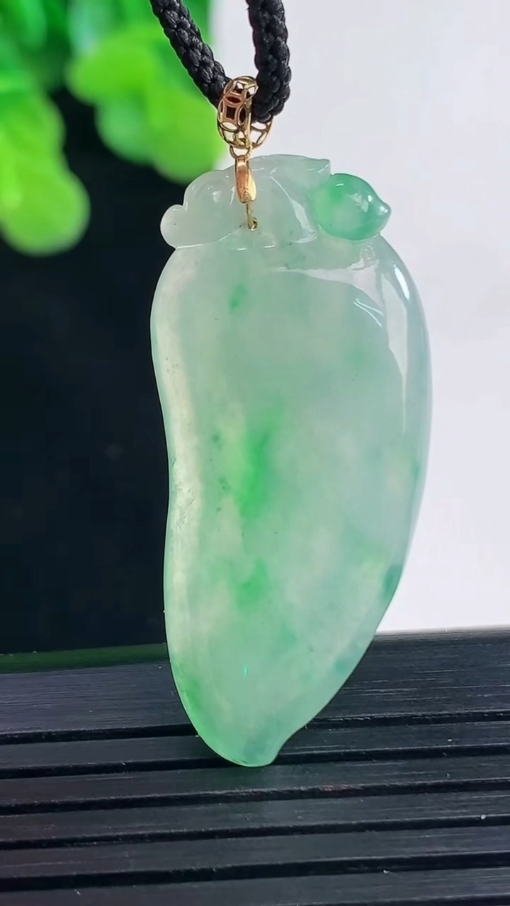 天然A货翡翠福瓜吊坠尺寸36.9-16.6-4.3重量:5.50g
4月10日