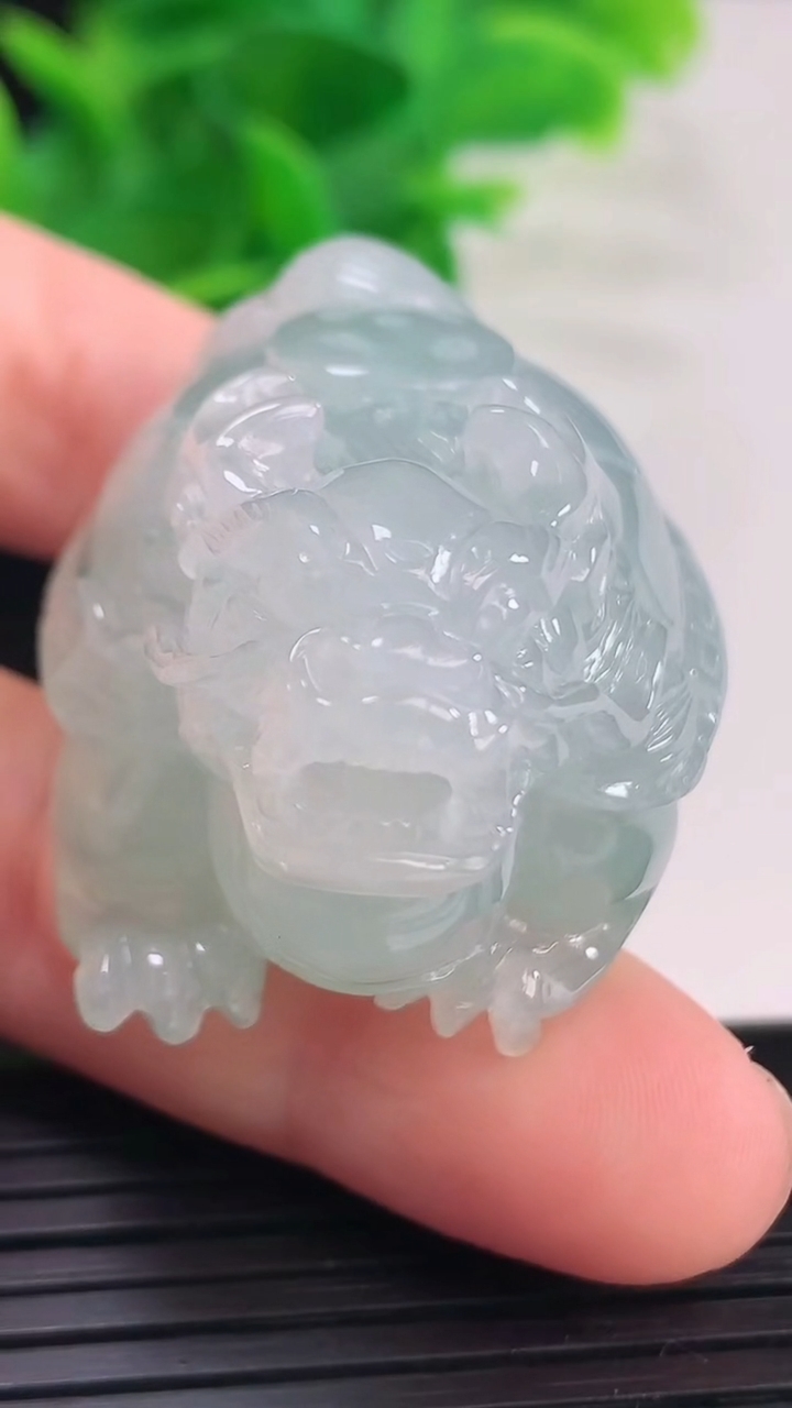 天然A货翡翠龙龟吊坠尺寸48.3-28.4-25.3重量:52.46g
4月11日