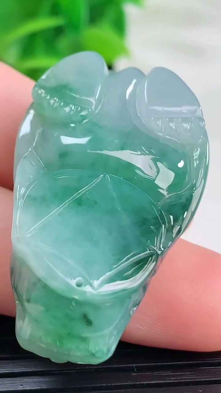 天然A货翡翠飘花龙龟吊坠尺寸39.2-13-11.6重量:19.65g
4月11日