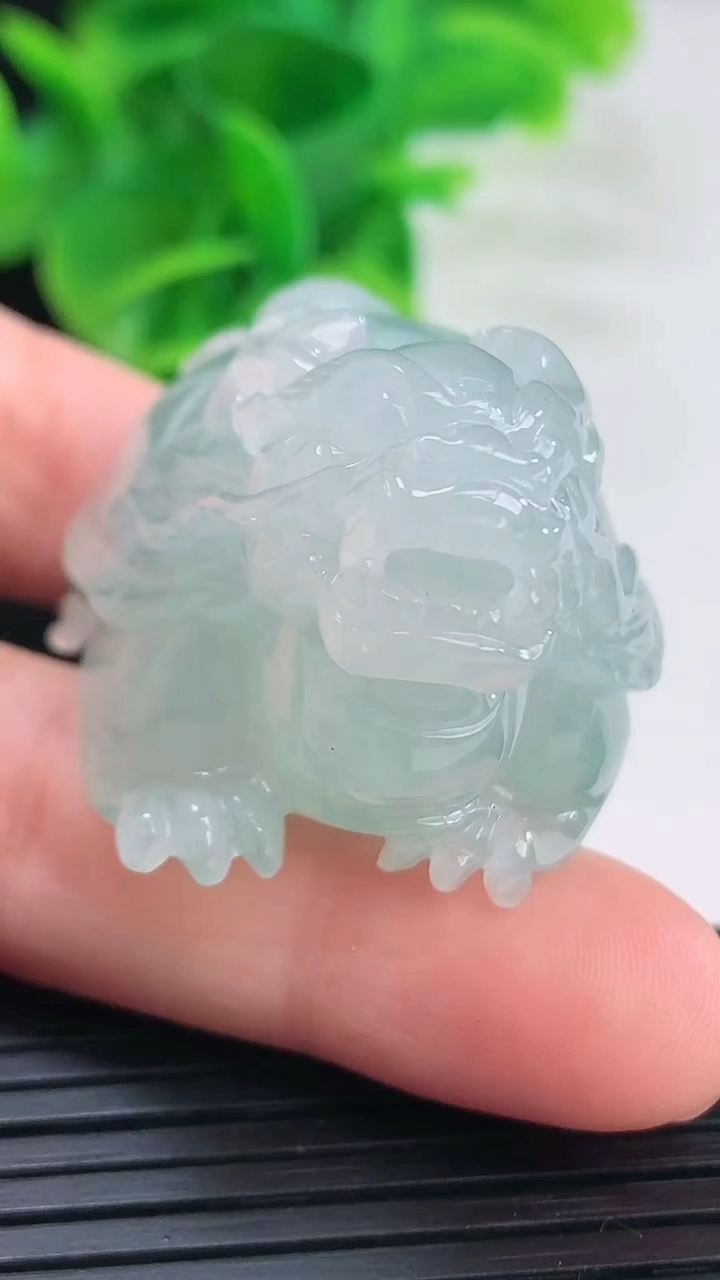 天然A货翡翠龙龟吊坠尺寸48.3-28.4-25.3重量:52.46g
4月11日
