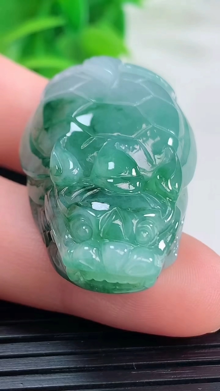 天然A货翡翠飘花龙龟吊坠尺寸39.2-13-11.6重量:19.65g
4月11日